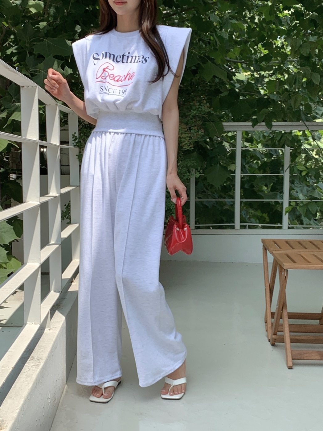 ウエストゴムレタリング夏ツーピース | 詳細画像10