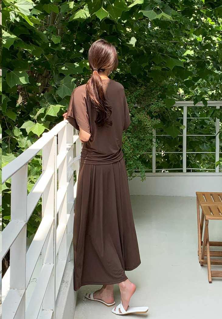 ロングルーズ夏セットアップ | レディースファッション通販 - DHOLIC
