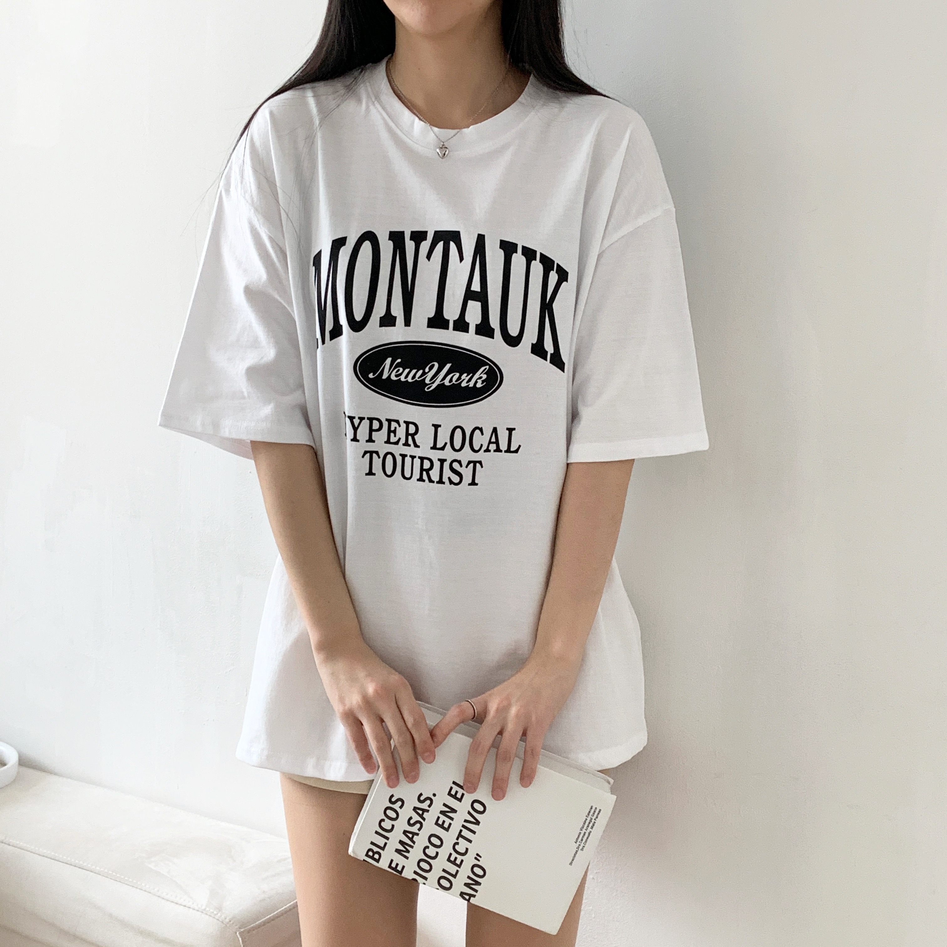 ラウンドネック半袖ロゴTシャツ | 詳細画像2
