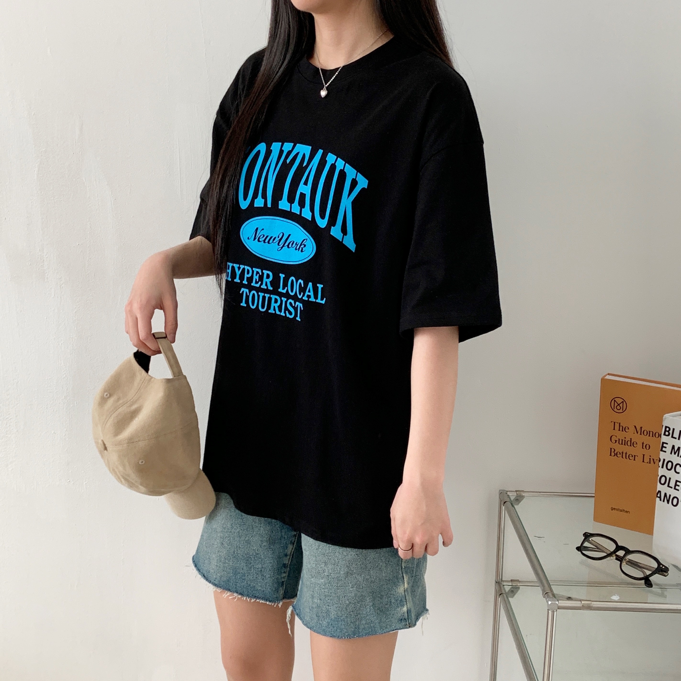 ラウンドネック半袖ロゴTシャツ | 詳細画像7