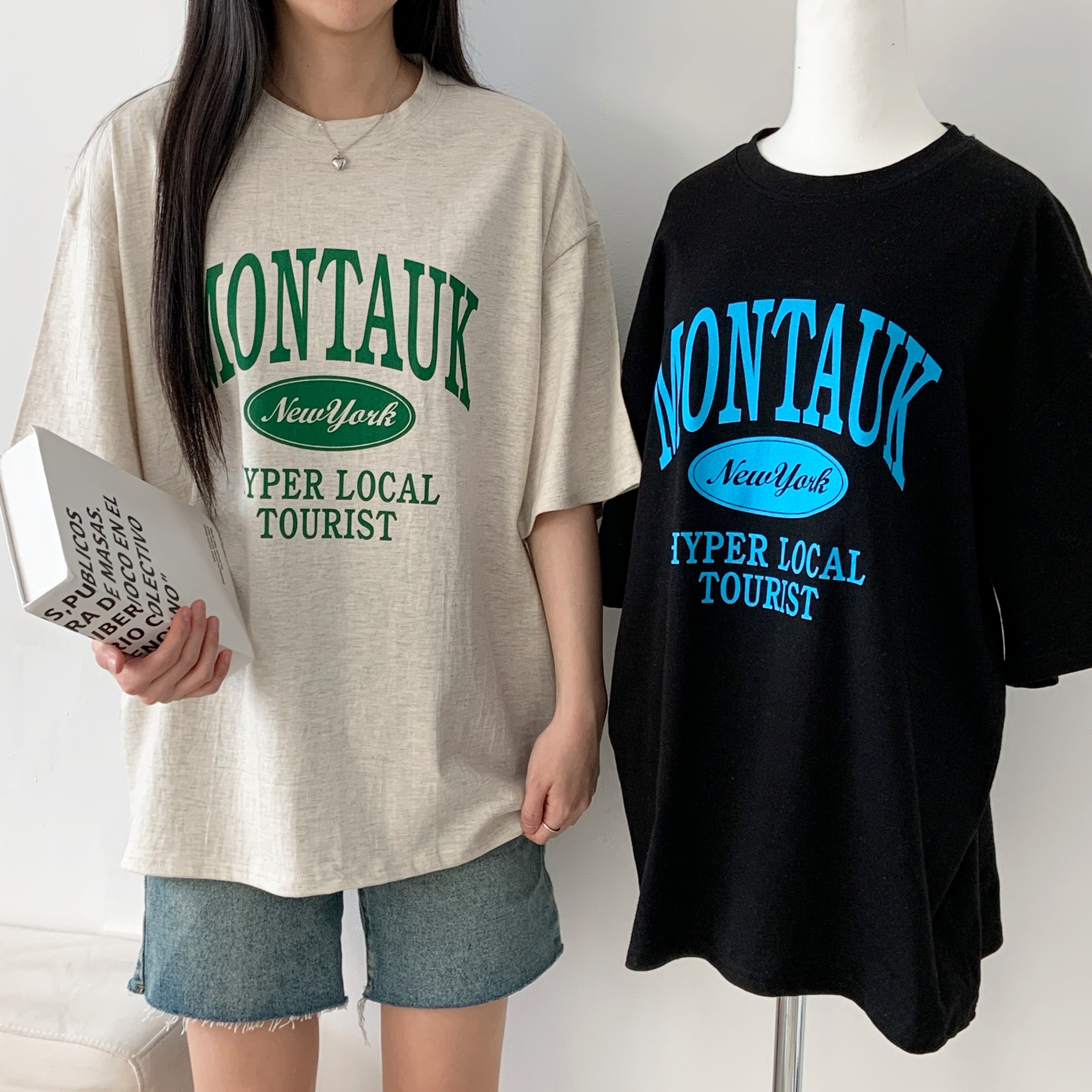 ラウンドネック半袖ロゴTシャツ | 詳細画像5