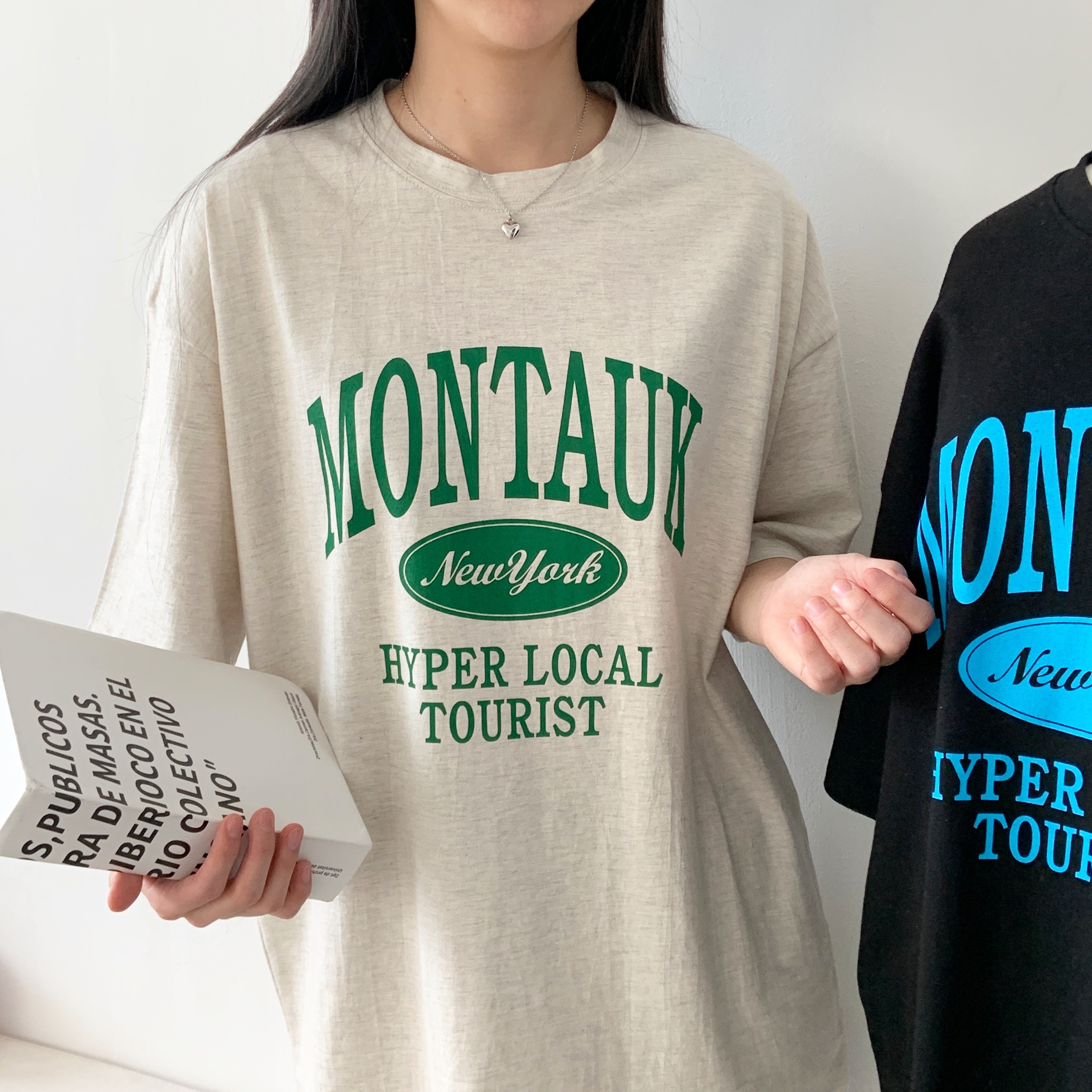 ラウンドネック半袖ロゴTシャツ | 詳細画像6