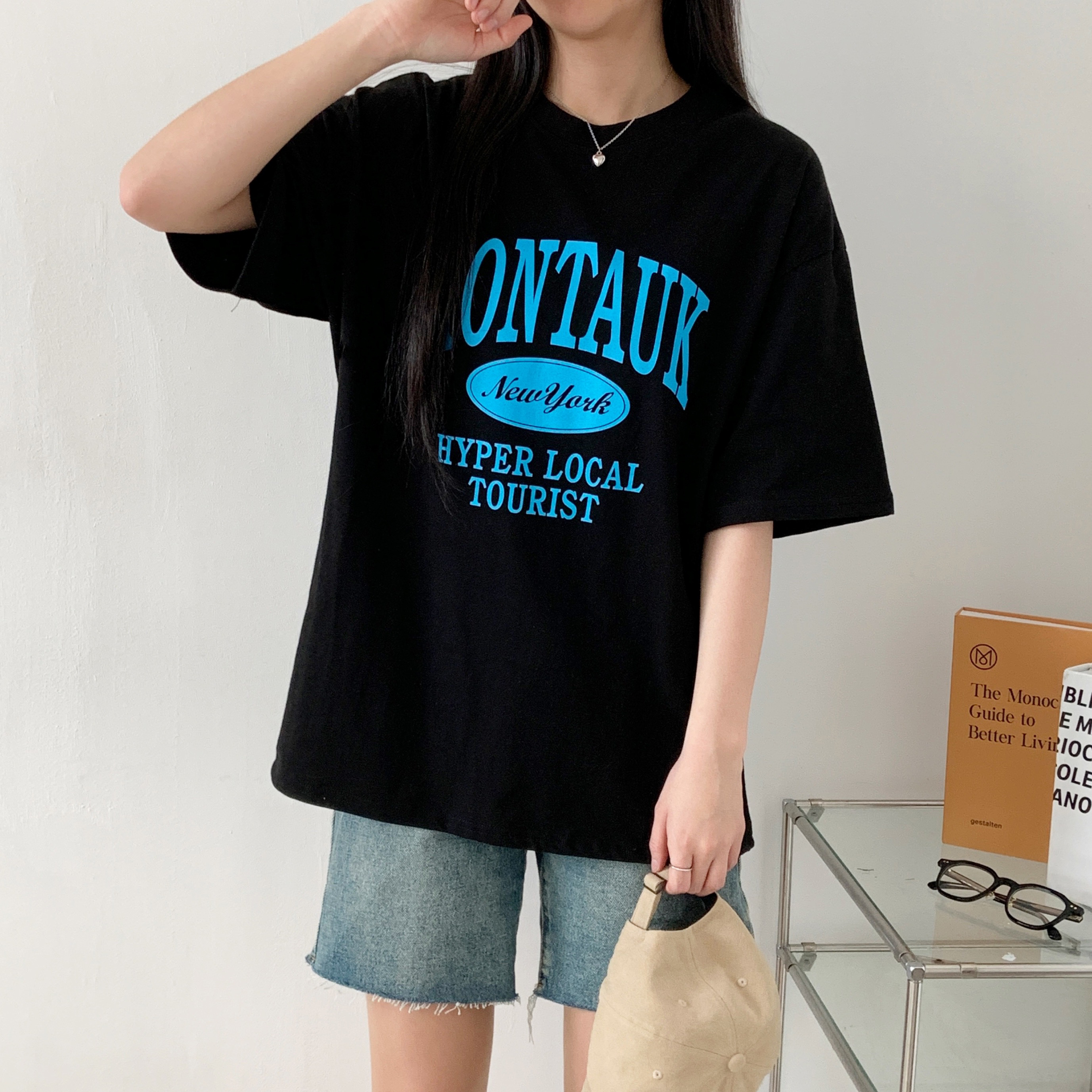 ラウンドネック半袖ロゴTシャツ | 詳細画像8