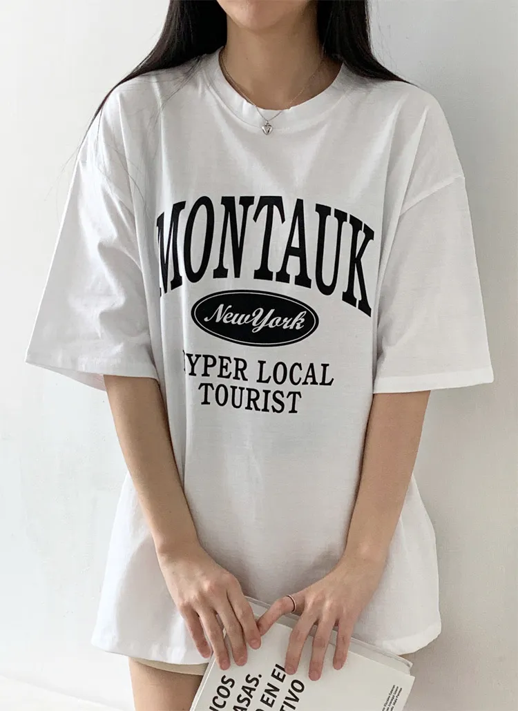 ラウンドネック半袖ロゴTシャツ | 詳細画像1