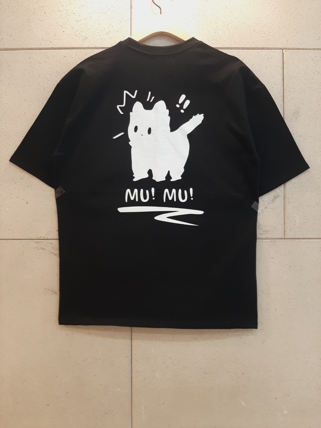 ラウンドネックボクシー半袖プリントTシャツ | 詳細画像2
