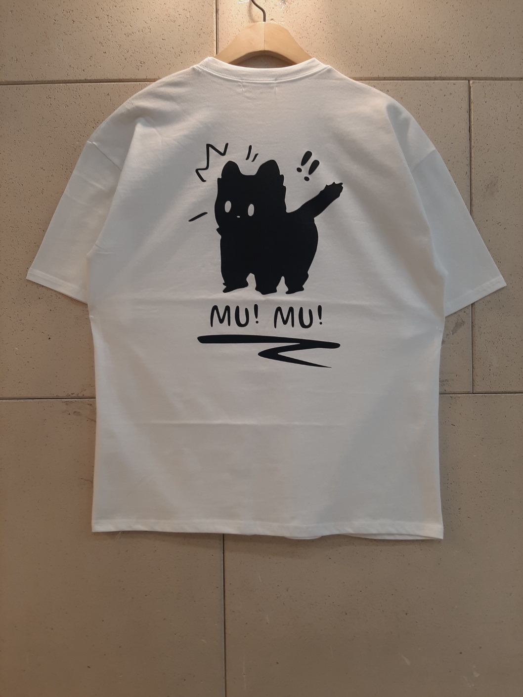 ラウンドネックボクシー半袖プリントTシャツ | 詳細画像10