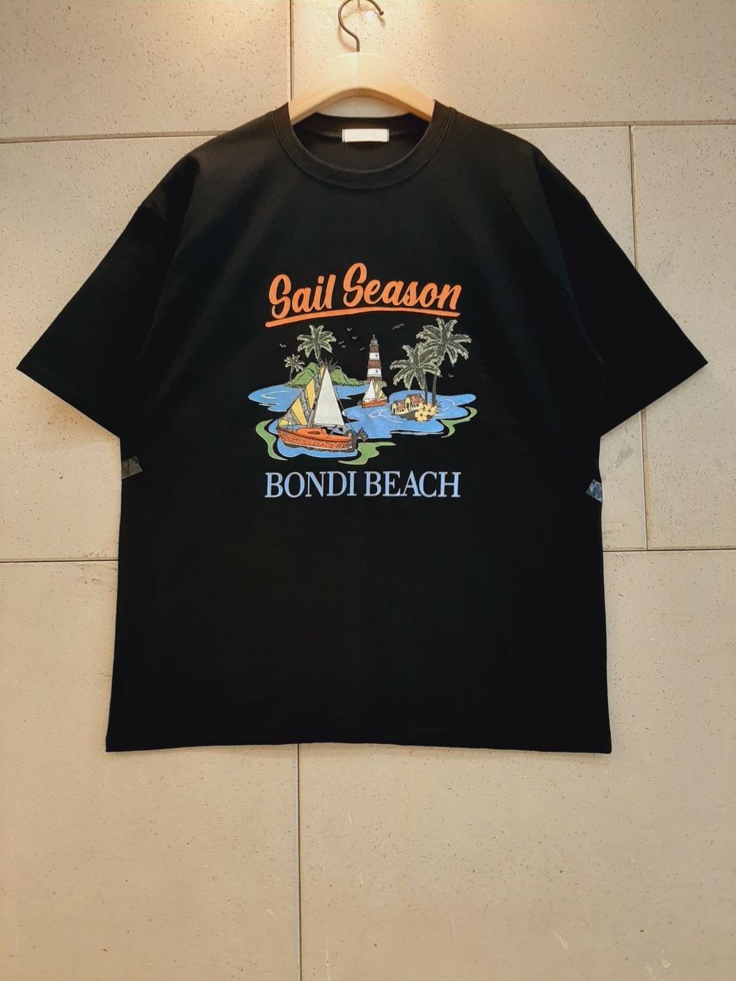 ラウンドネックボクシー半袖プリントTシャツ | 詳細画像8