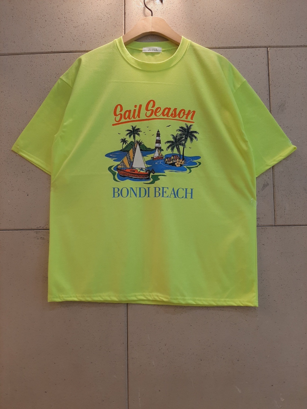 ラウンドネックボクシー半袖プリントTシャツ | 詳細画像9