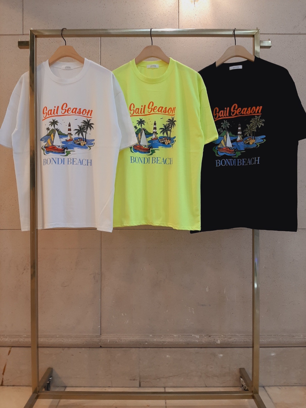 ラウンドネックボクシー半袖プリントTシャツ | 詳細画像11