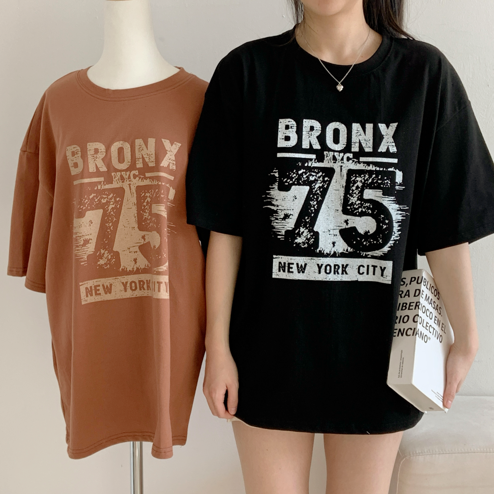 ラウンドネックボクシー半袖ロゴTシャツ | 詳細画像7