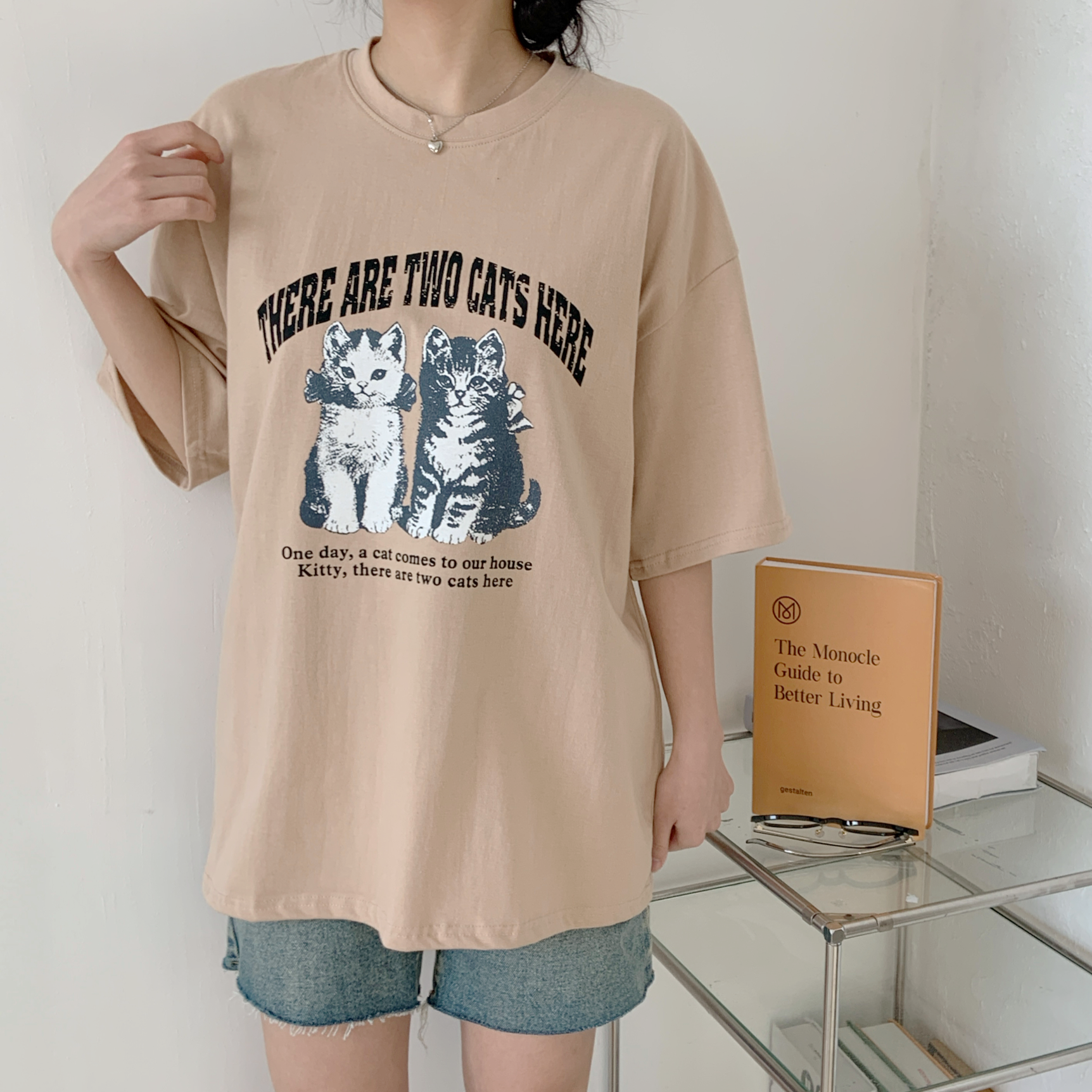 ラウンドネック半袖プリントTシャツ | 詳細画像2