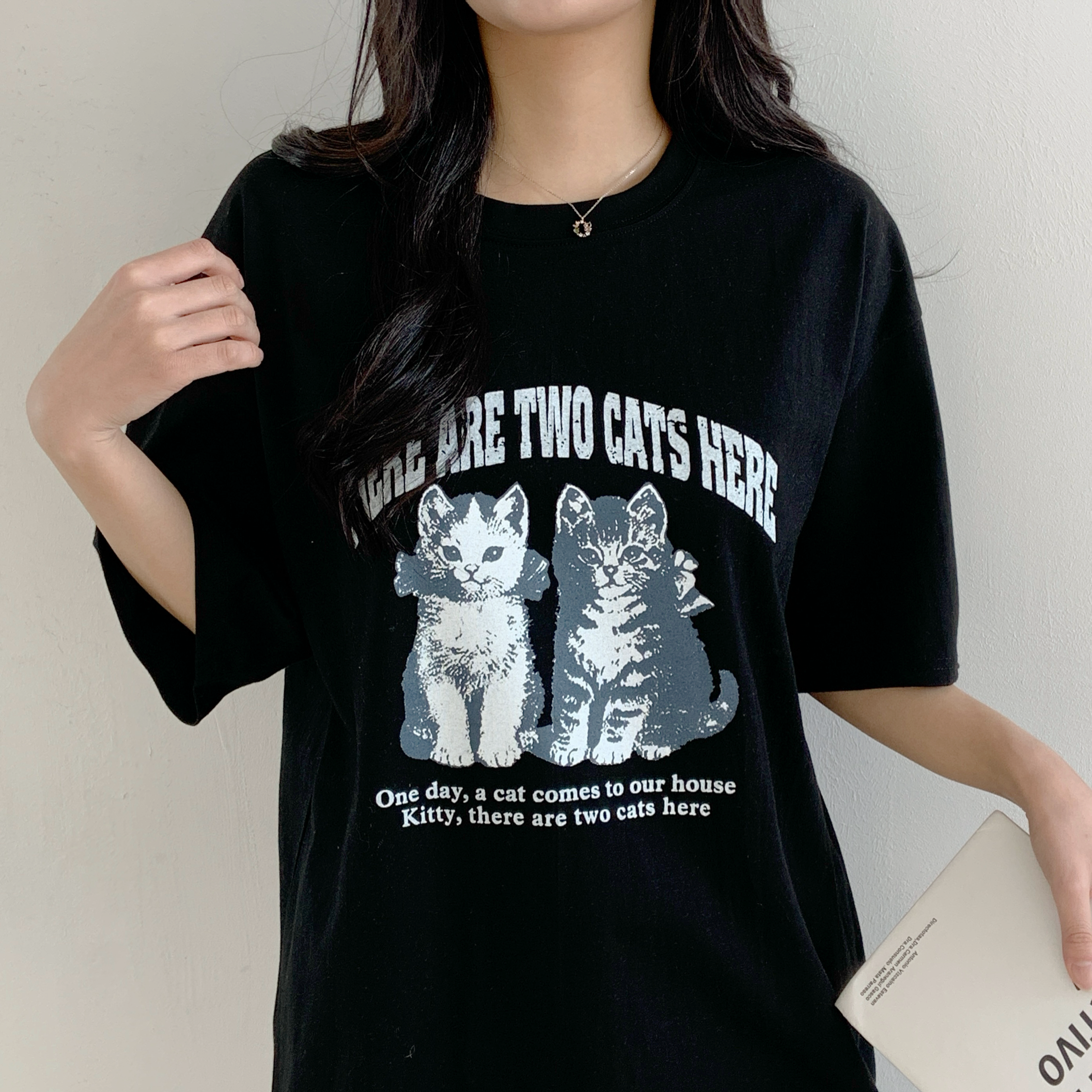 ラウンドネック半袖プリントTシャツ | 詳細画像7