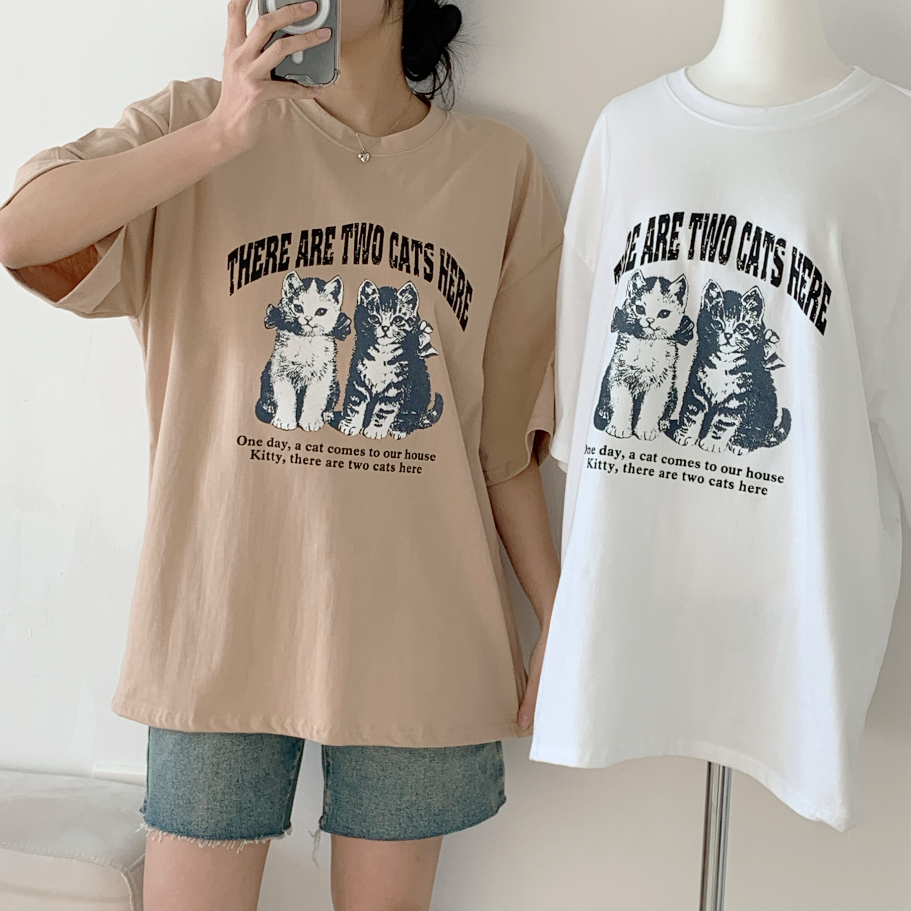 ラウンドネック半袖プリントTシャツ | 詳細画像11