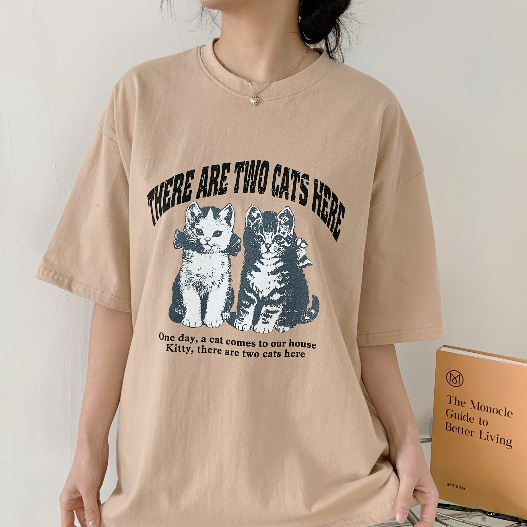 ラウンドネック半袖プリントTシャツ | 詳細画像12