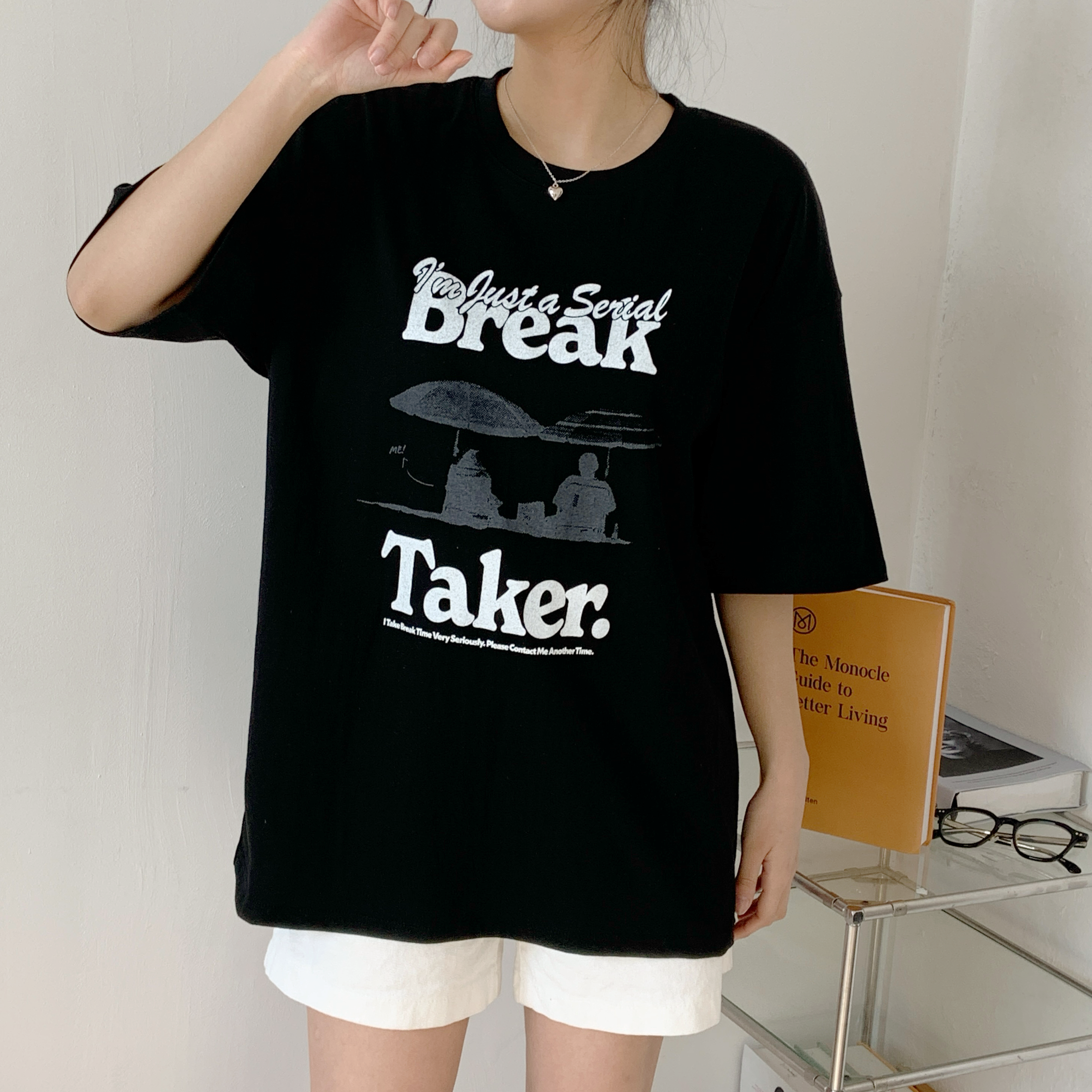 ラウンドネック半袖プリントTシャツ | 詳細画像3