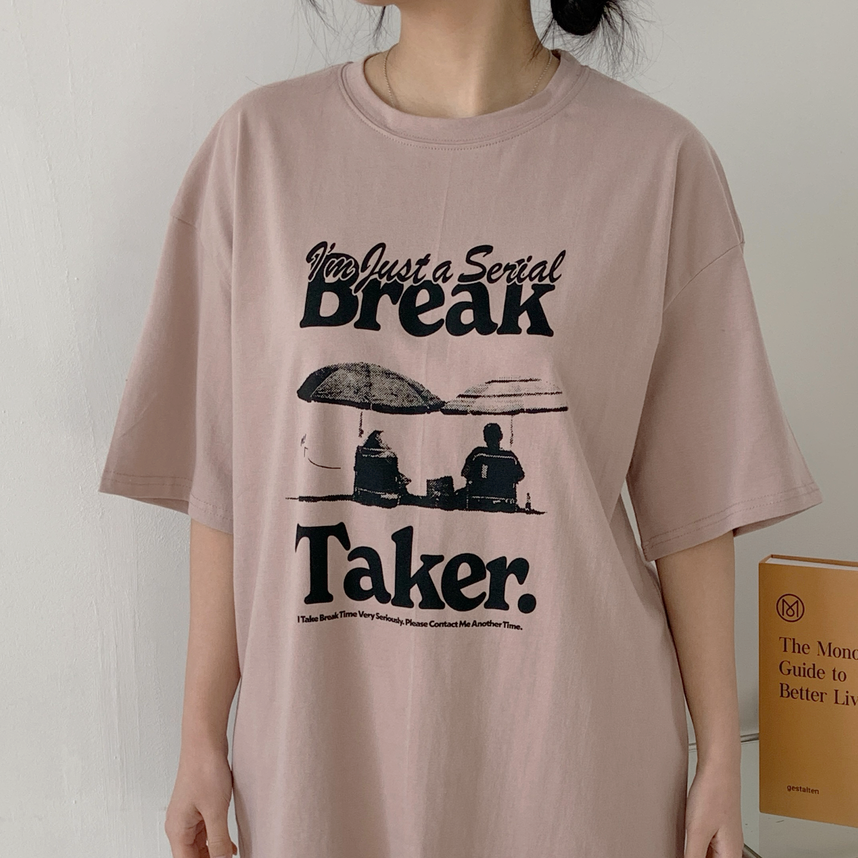 ラウンドネック半袖プリントTシャツ | 詳細画像12