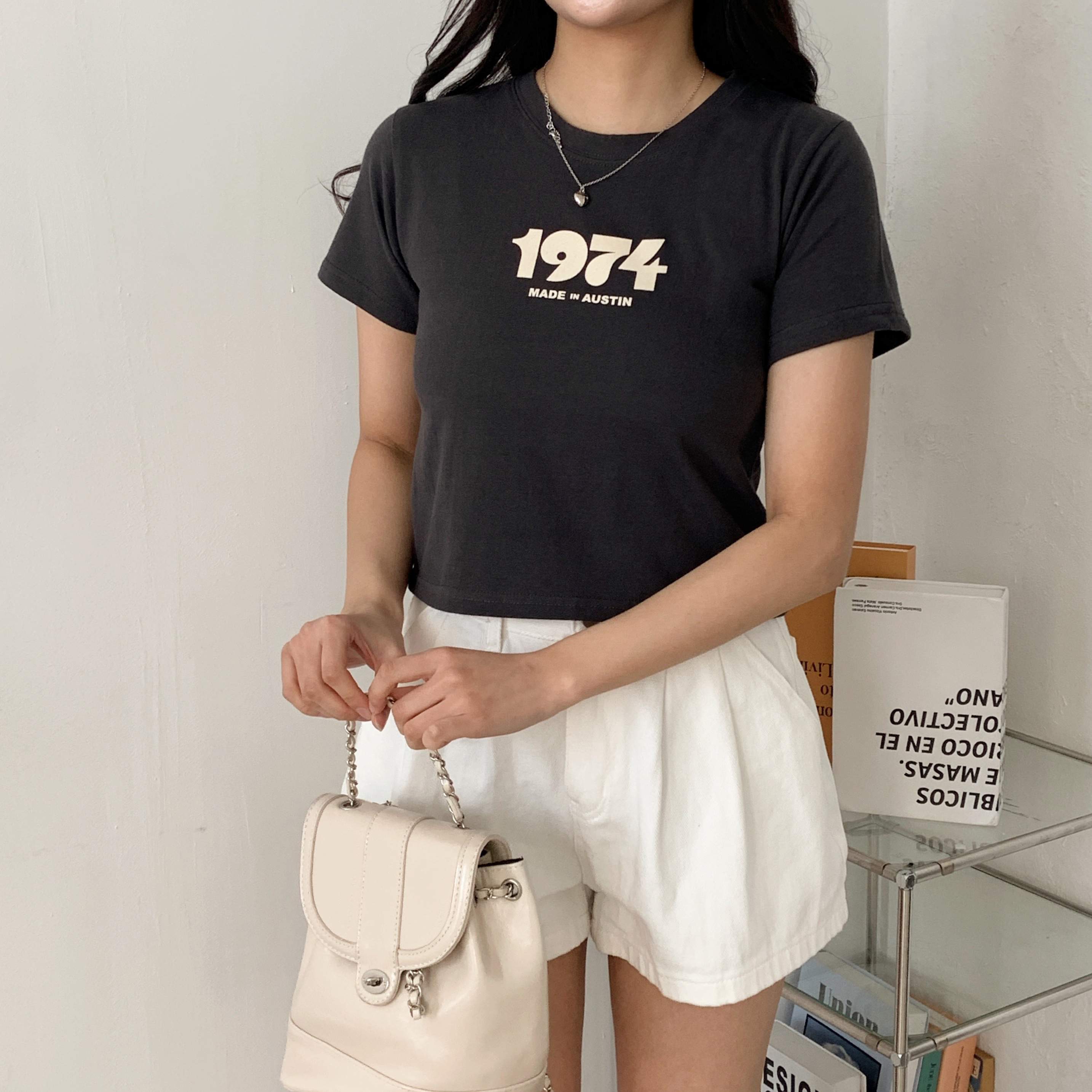クロップド半袖プリントTシャツ | 詳細画像3