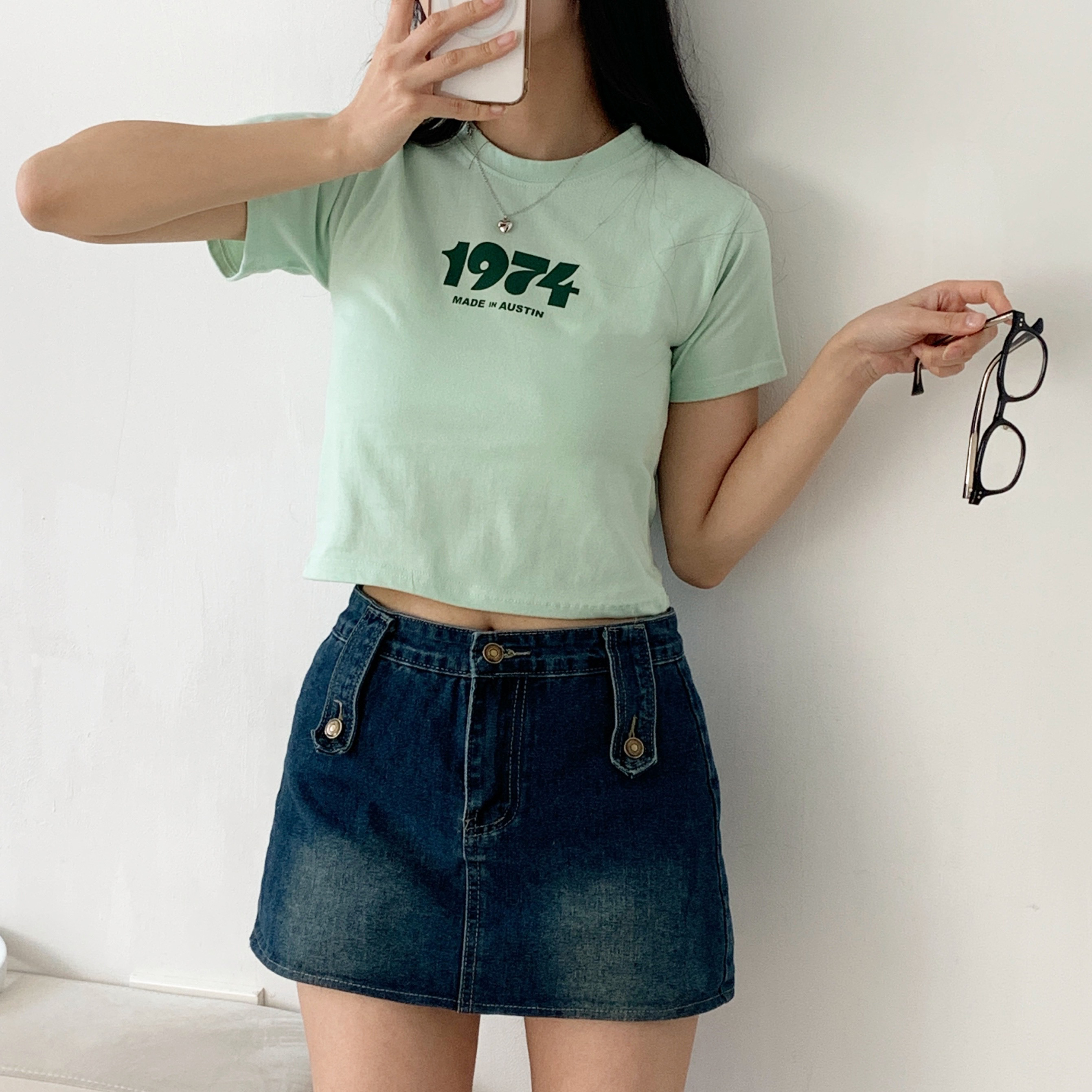 クロップド半袖プリントTシャツ | 詳細画像7