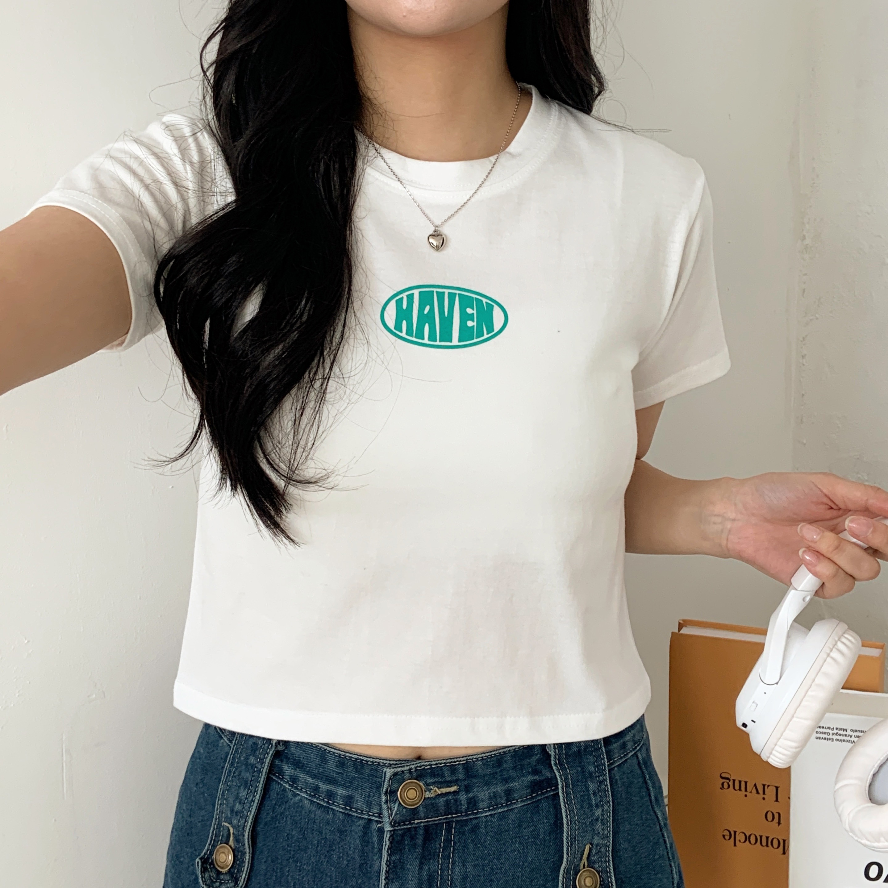 ラウンドネック半袖プリントTシャツ | 詳細画像6
