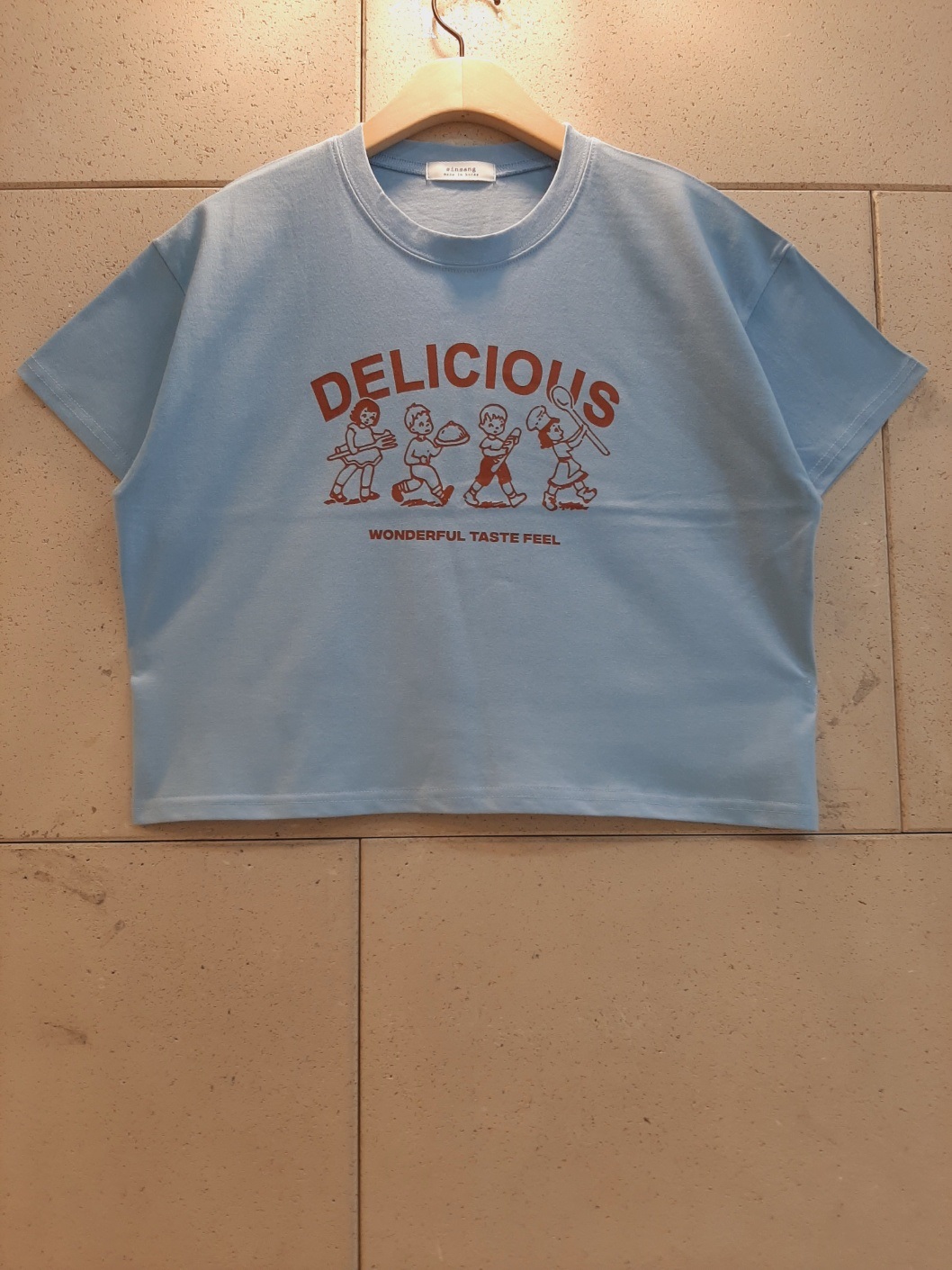 ラウンドネッククロップドプリントTシャツ | 詳細画像10