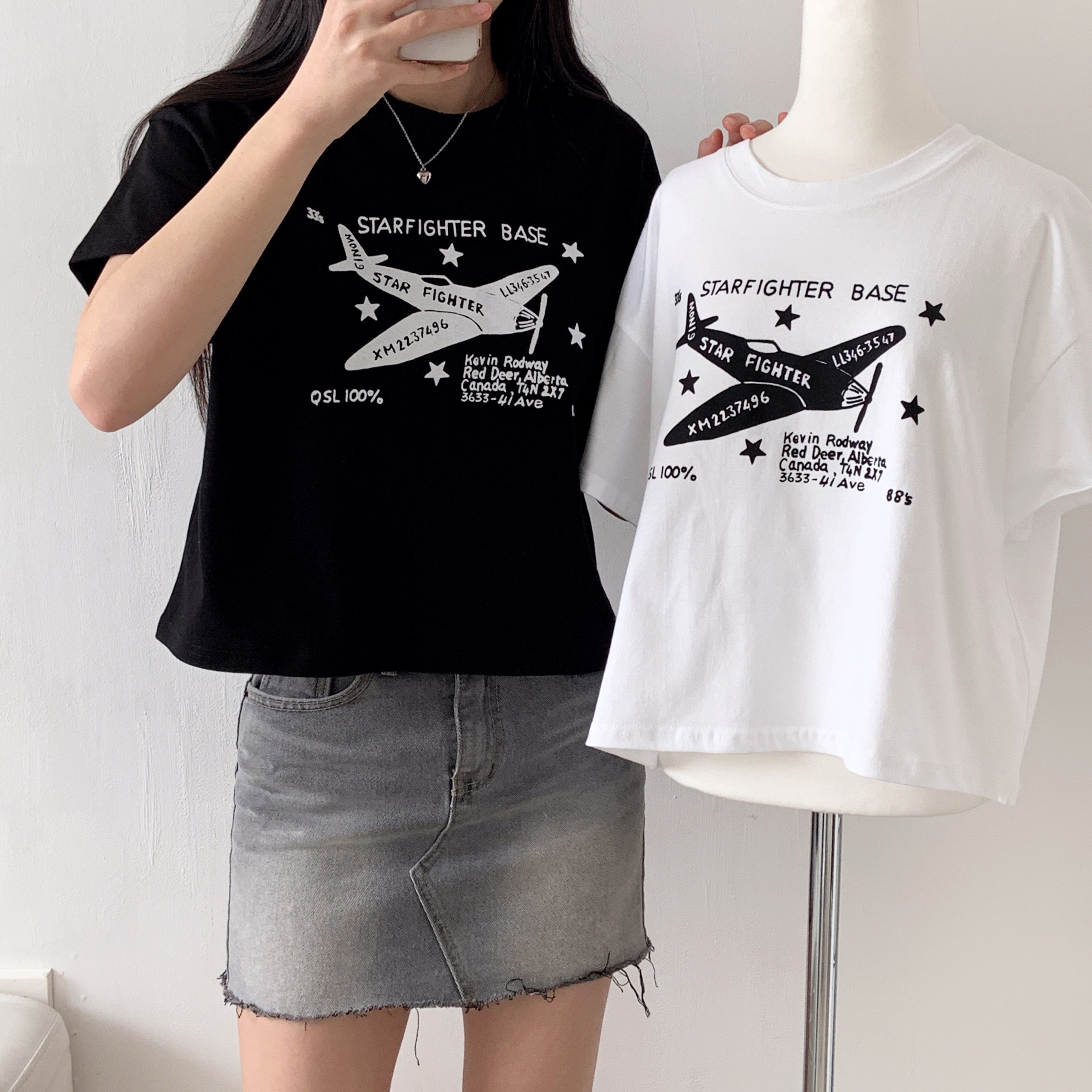 クロップド半袖プリントTシャツ | 詳細画像5