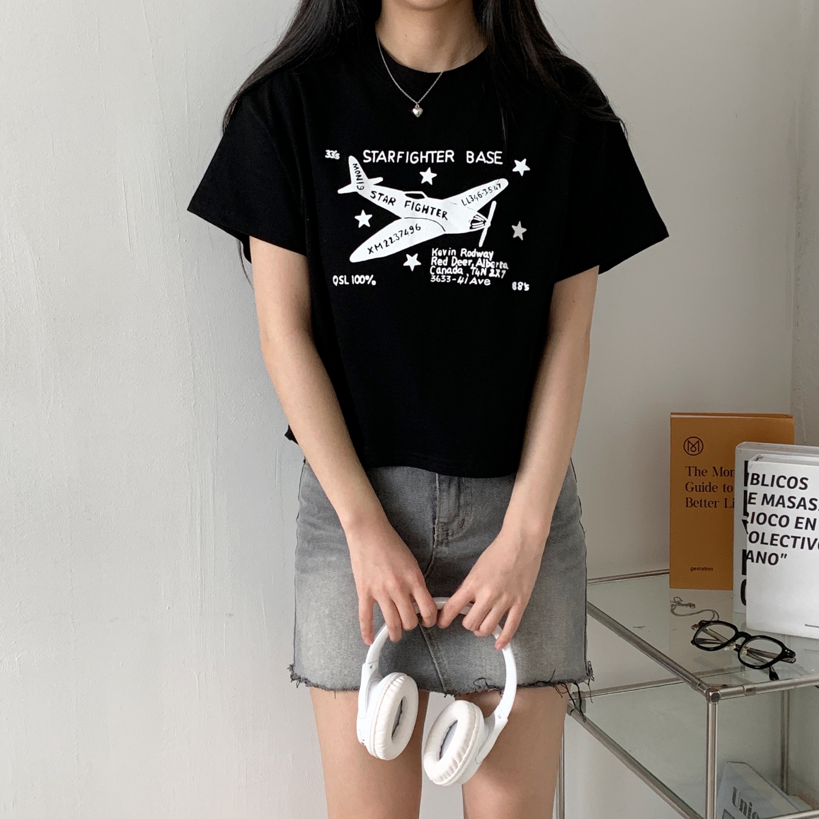 クロップド半袖プリントTシャツ | 詳細画像11