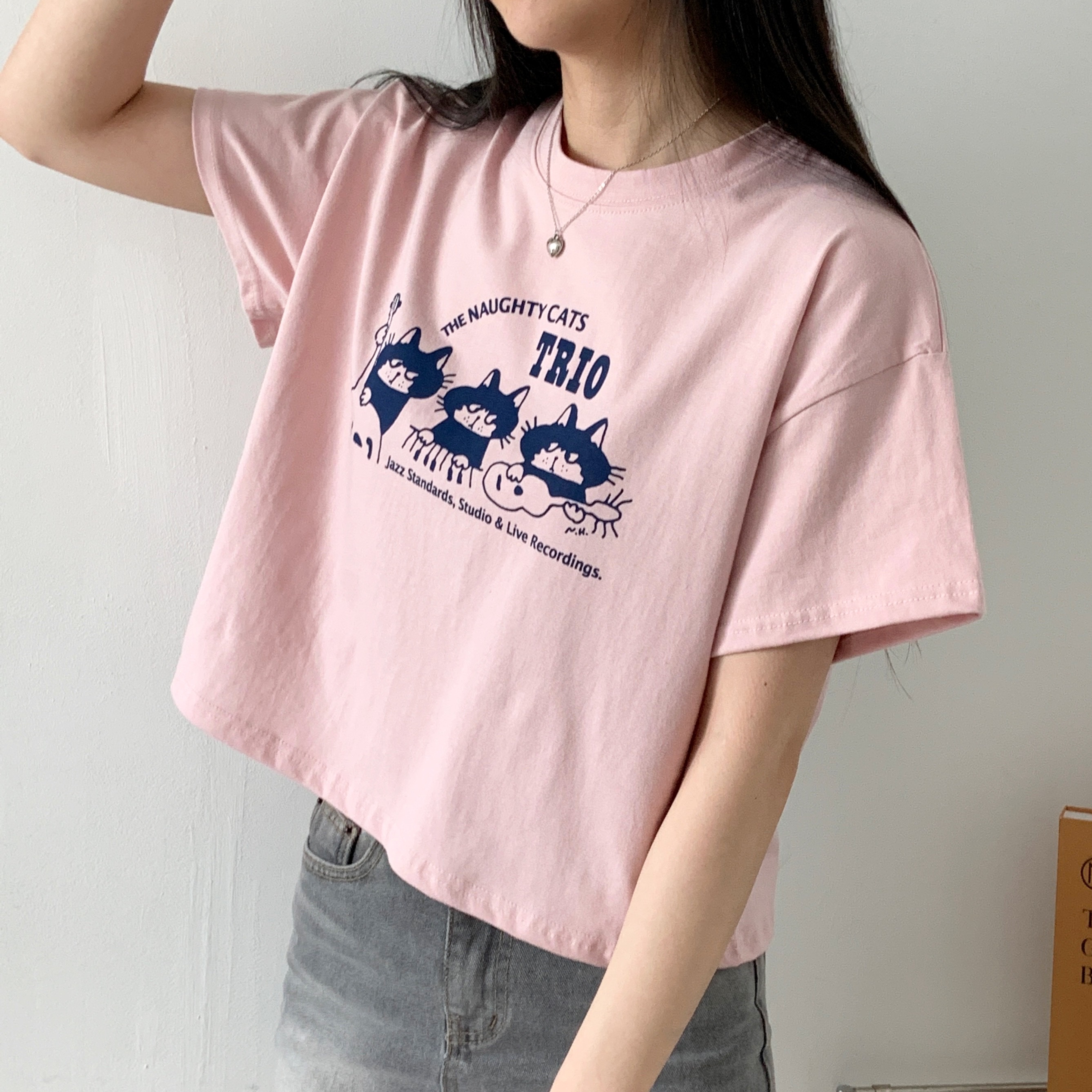 クロップド半袖プリントTシャツ | 詳細画像11