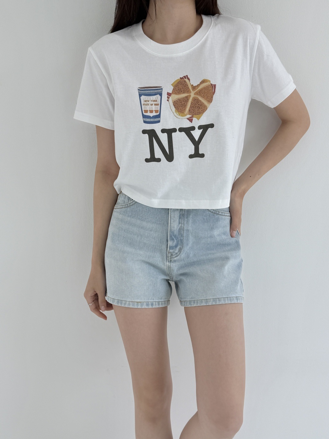 クロップドプリントTシャツ | 詳細画像4