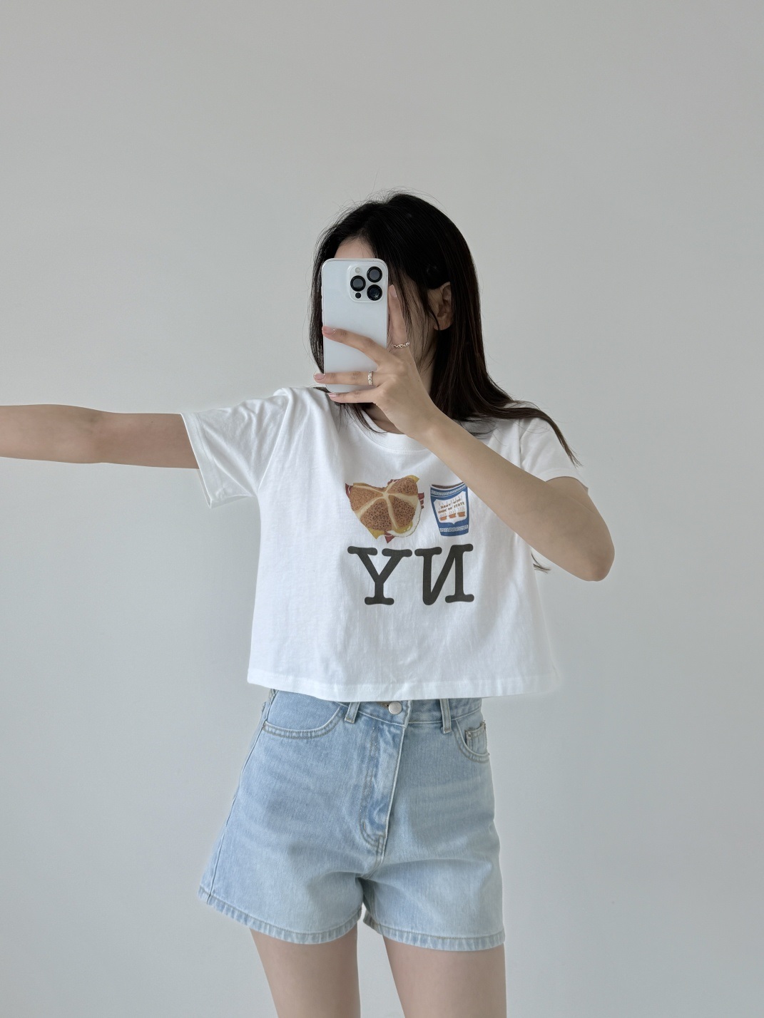 クロップドプリントTシャツ | 詳細画像5