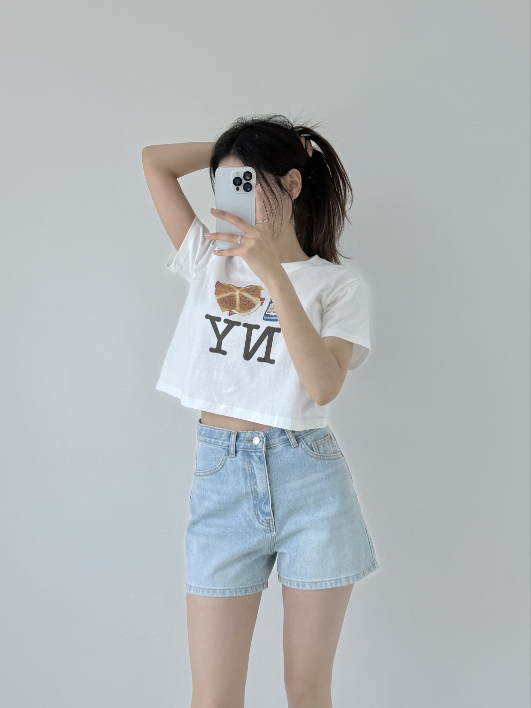 クロップドプリントTシャツ | 詳細画像6