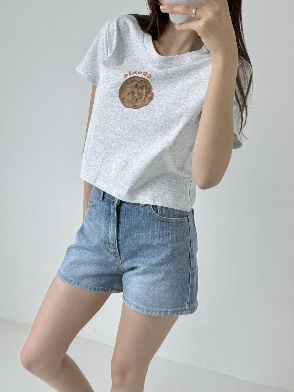 クロップドプリント夏Tシャツ | 詳細画像5