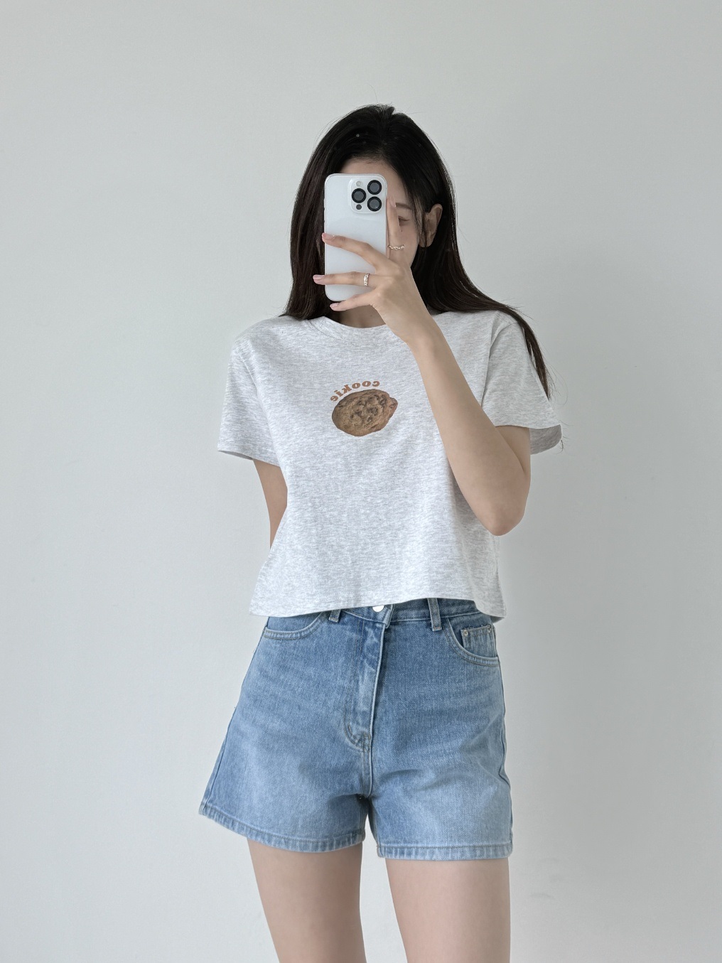 クロップドプリント夏Tシャツ | 詳細画像6