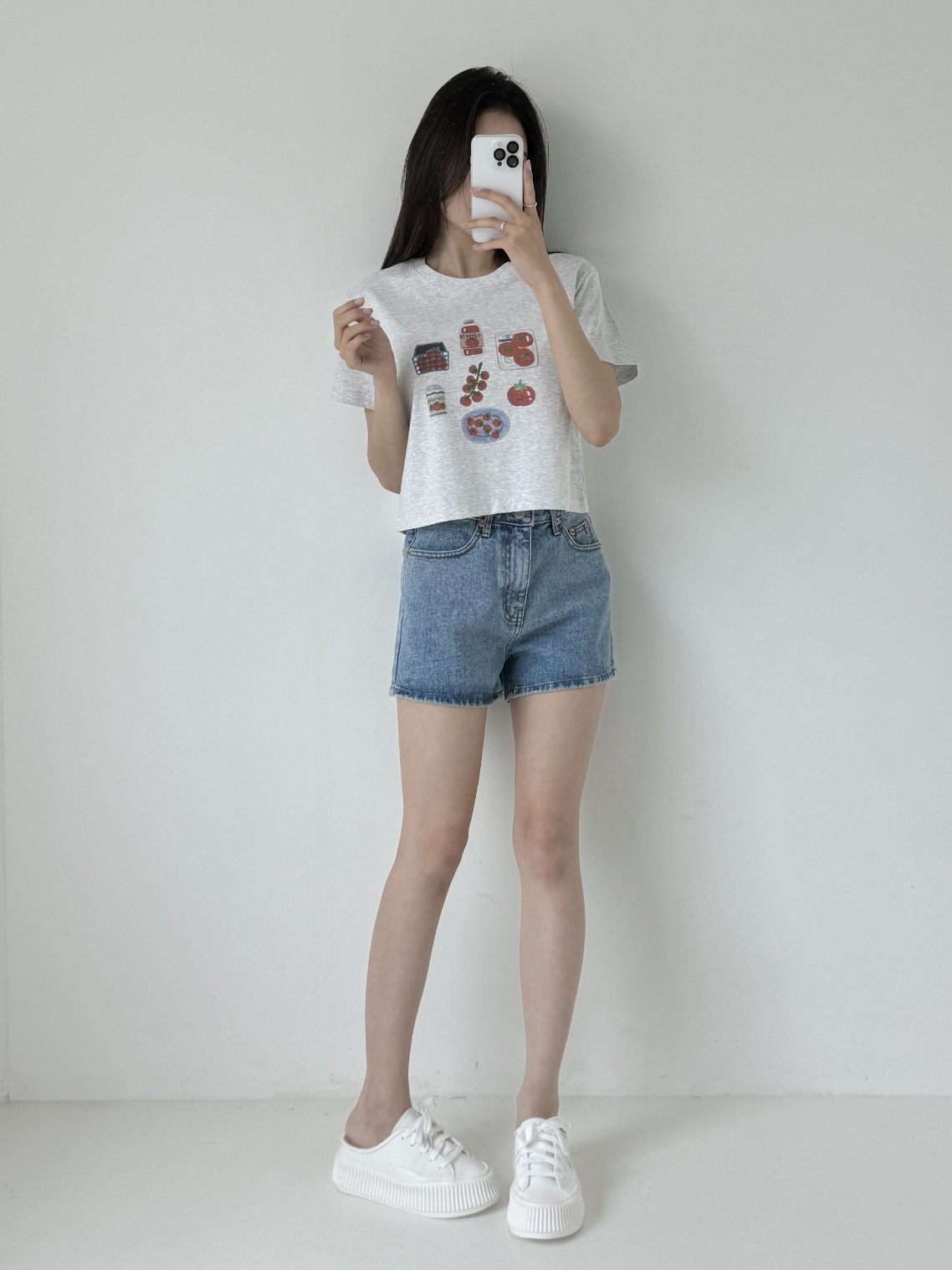 クロップドプリントTシャツ | 詳細画像8