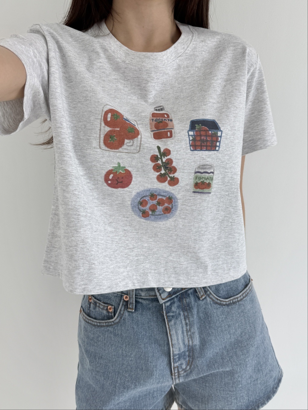 クロップドプリントTシャツ | 詳細画像9