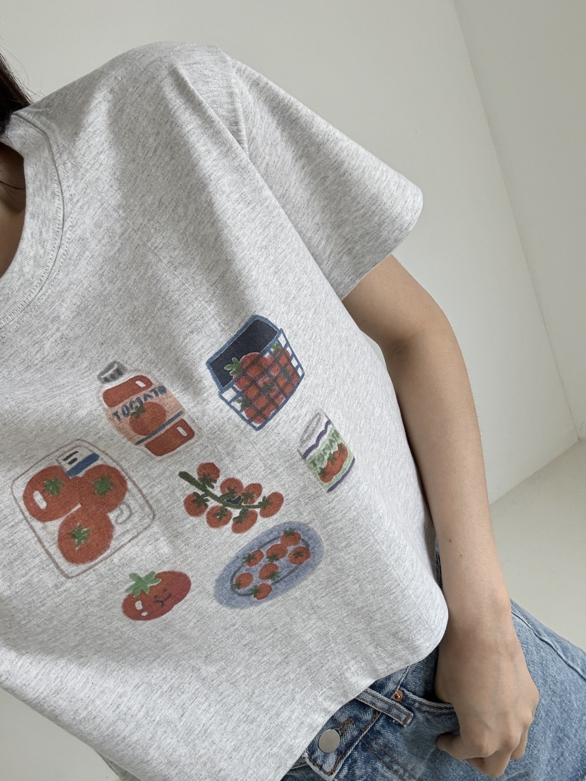 クロップドプリントTシャツ | 詳細画像10