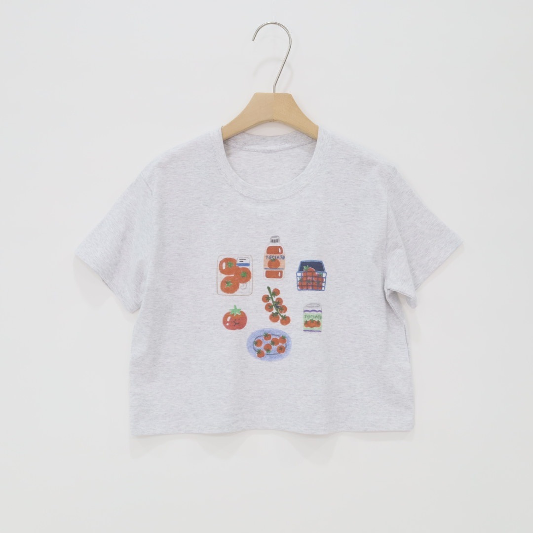 クロップドプリントTシャツ | 詳細画像12
