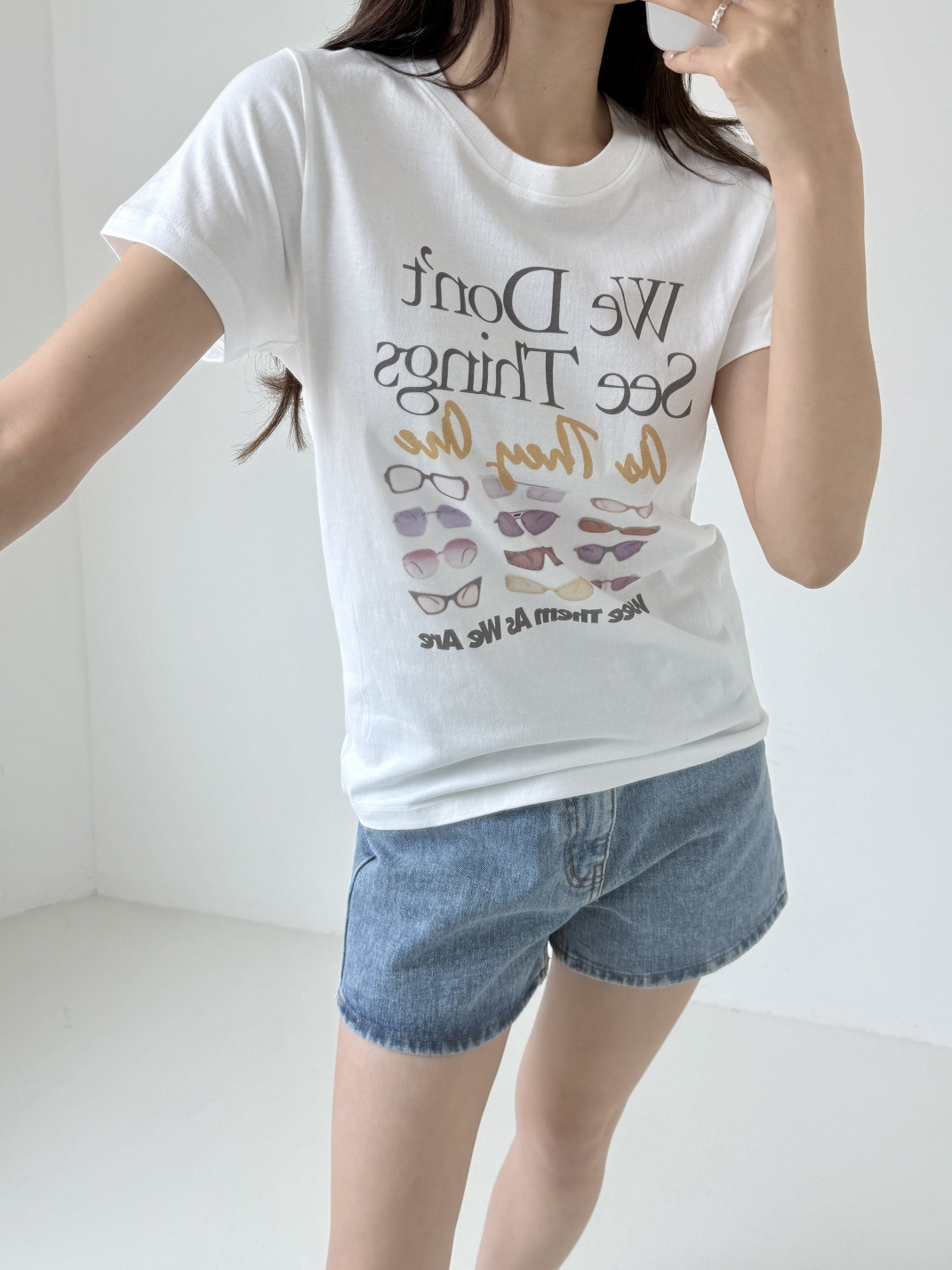 ラウンドネックプリントTシャツ | 詳細画像4
