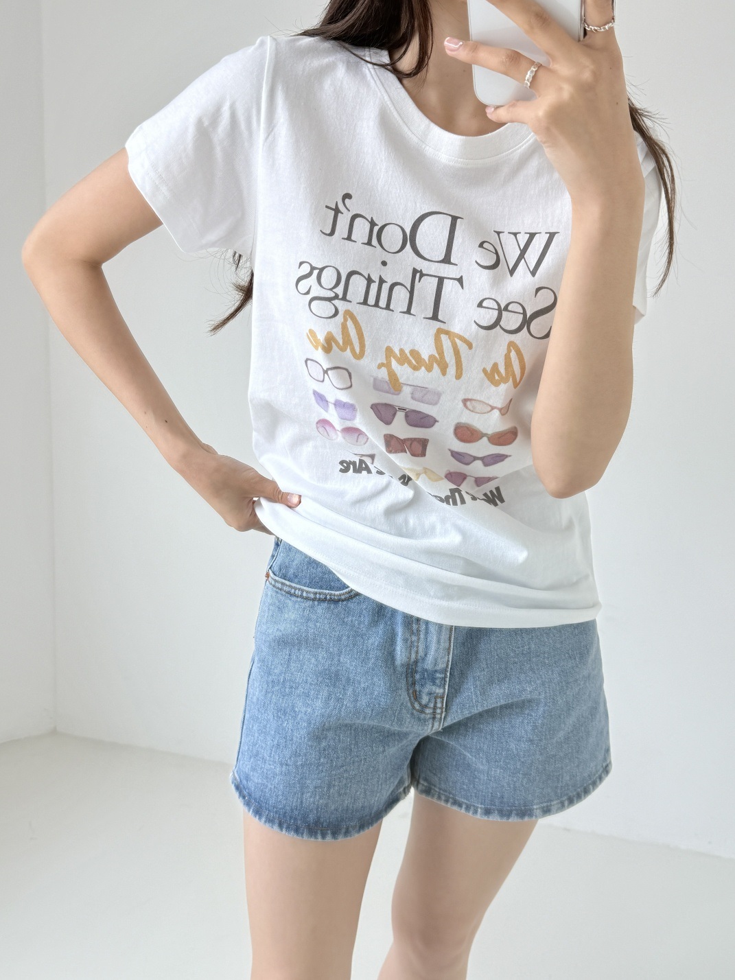 ラウンドネックプリントTシャツ | 詳細画像5