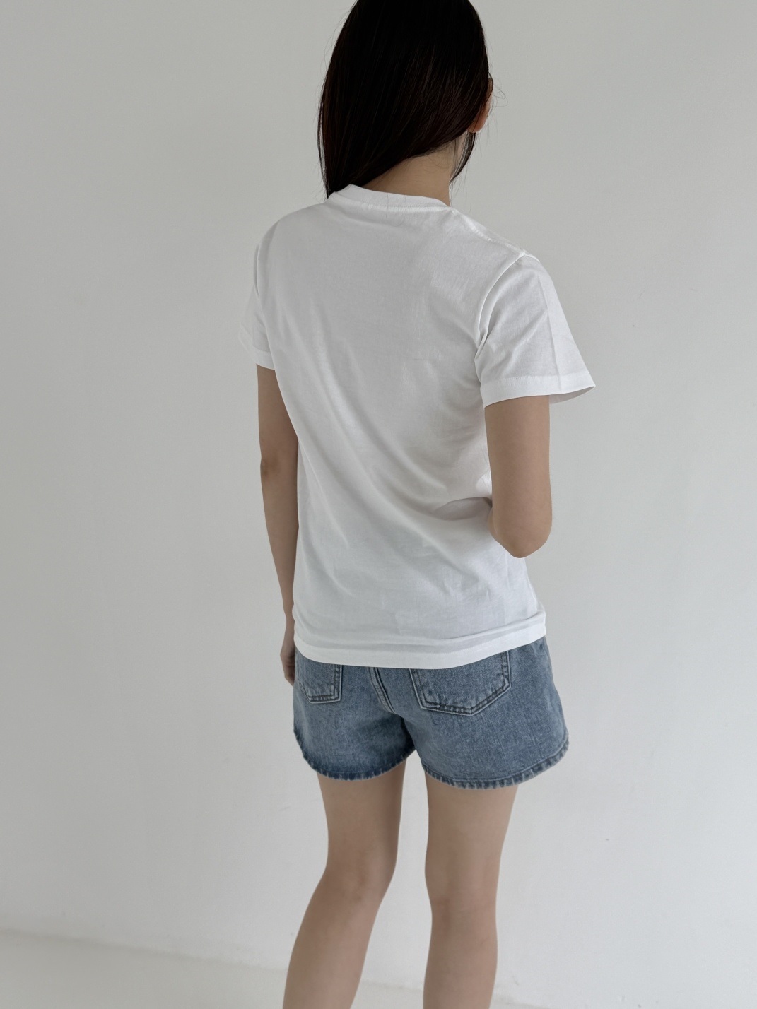 コットンラウンドネックレタリング夏Tシャツ | 詳細画像10