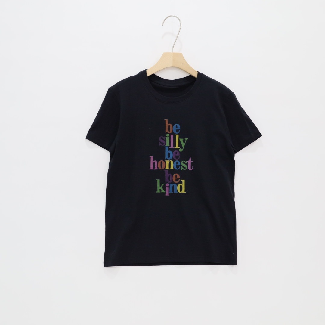 コットンラウンドネックレタリング夏Tシャツ | 詳細画像13