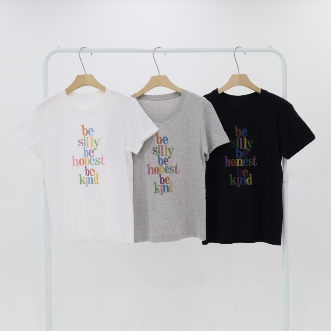 コットンラウンドネックレタリング夏Tシャツ | 詳細画像14