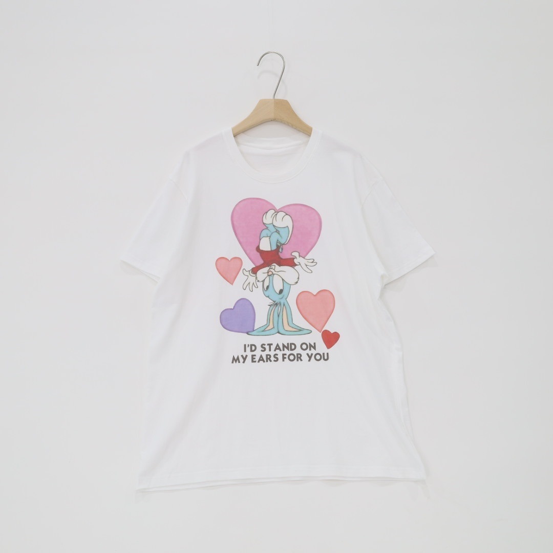 コットンラウンドネックボクシープリント夏Tシャツ | 詳細画像10