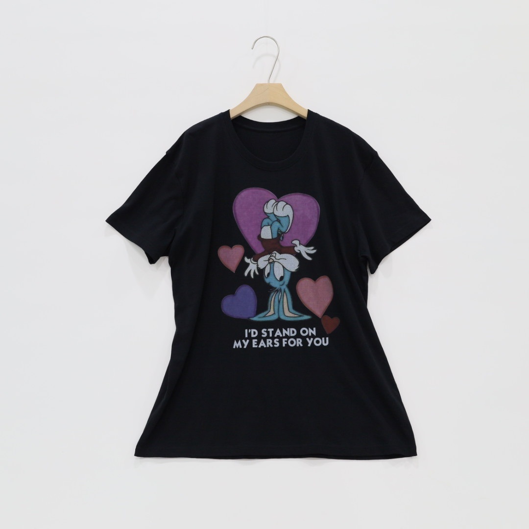 コットンラウンドネックボクシープリント夏Tシャツ | 詳細画像12