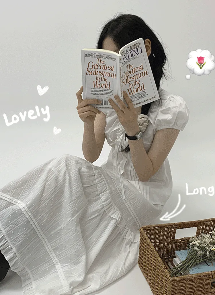 フリルティアードロング無地スカート | withhuilin | 詳細画像1