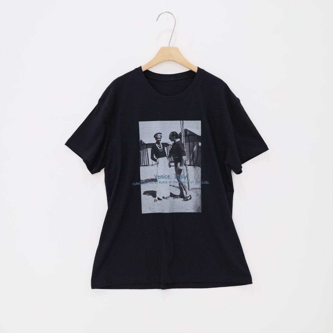 コットンラウンドネックボクシープリントTシャツ | 詳細画像11