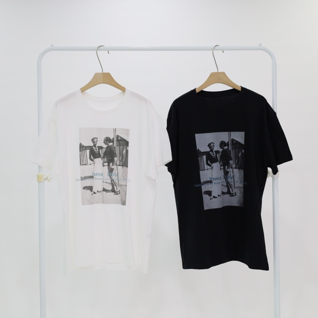 コットンラウンドネックボクシープリントTシャツ | 詳細画像12