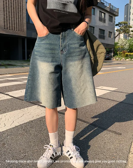 カットウォッシングショートパンツ | twobing | 詳細画像1