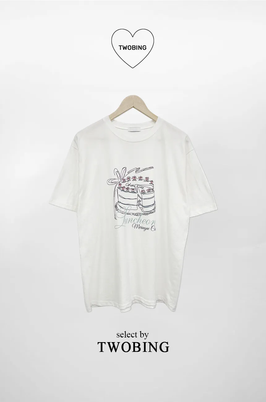 ルーズプリントTシャツ | twobing | 詳細画像6