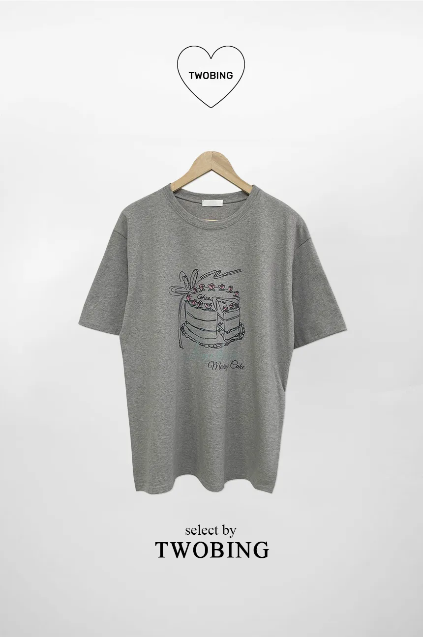 ルーズプリントTシャツ | twobing | 詳細画像7