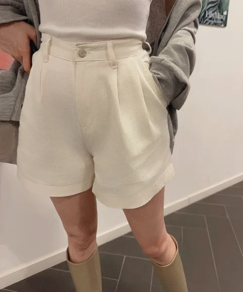 Aラインボタンジップアップポケットショートパンツ | darlingmoon | 詳細画像1